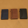 TOYFID Wallet With PU Leather Cover, Aluminum Alloy Pop Up Wallet Holder Card