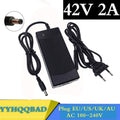 36V 2A battery charger Output 42V 2A Charger Input 100-240 VAC Lithium Li-ion Li-poly Charger For 10 Series 36V Battery