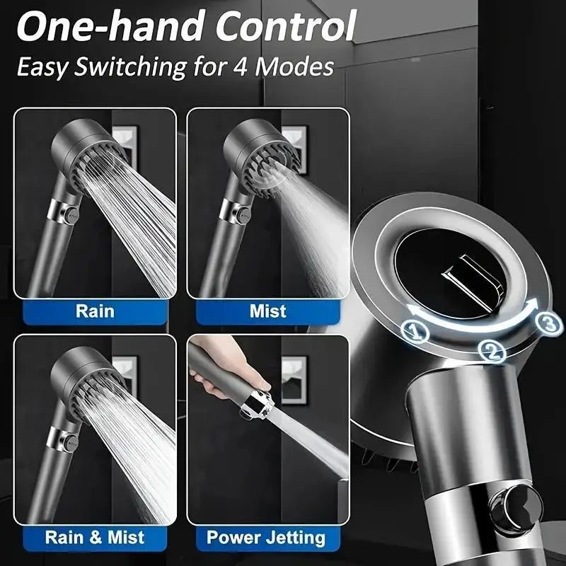 Modern Bathroom Essentials Multiple Spray Modes Bath Hardware Set with Shower Essentials Made in China
