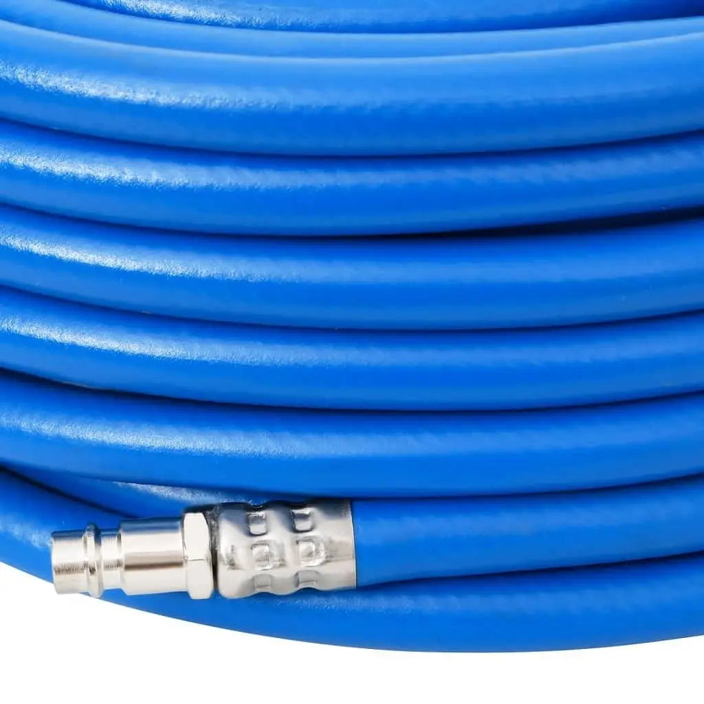 W2B VidaXL PVC Air Hose Blue 0.7" 32.8' Pneumatic Parts