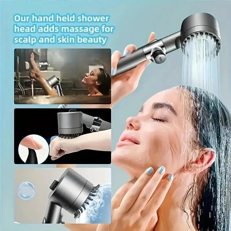 Modern Bathroom Essentials Multiple Spray Modes Bath Hardware Set with Shower Essentials Made in China