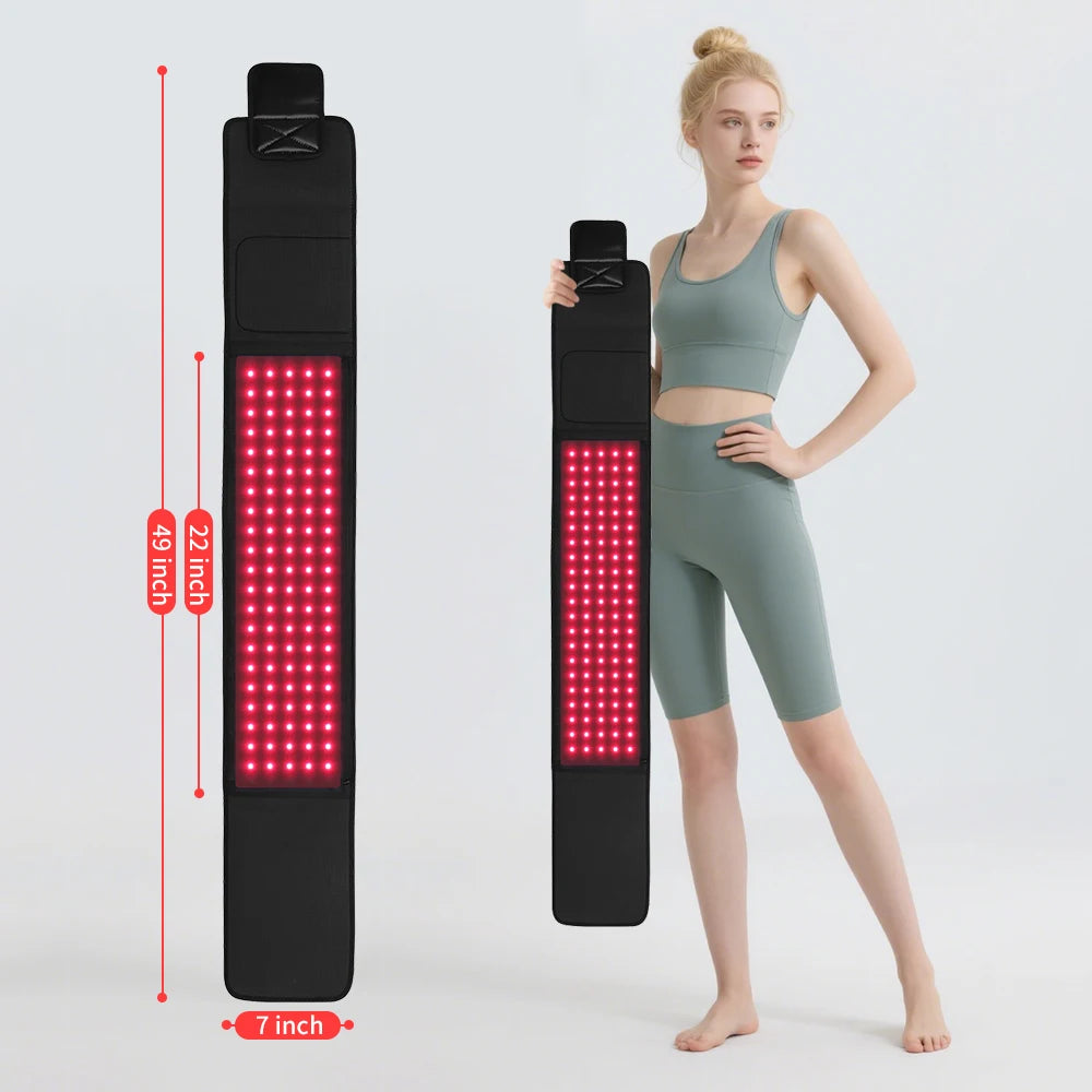 Home Portable Light Therapy Belt 105 LED Auto-Timing Universal Body Fit
