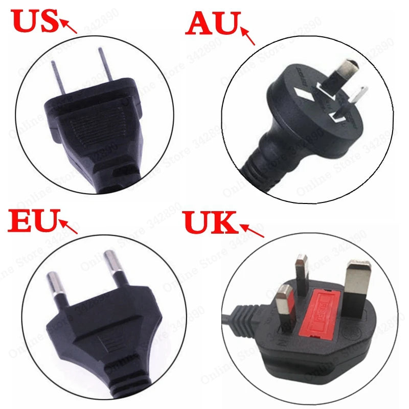 36V 2A battery charger Output 42V 2A Charger Input 100-240 VAC Lithium Li-ion Li-poly Charger For 10 Series 36V Battery