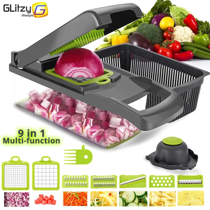 Vegetable Chopper Multifunctional Grater Cutter Kitchen Accessories Manual Fruit Slicer Potato Shredders Cheese Onion Slicers