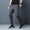 Men's Casual Business Stretch Slim Fit Elastic Waist Jogger Pants Korean Classic Blue Black Gray Male Brand Trousers