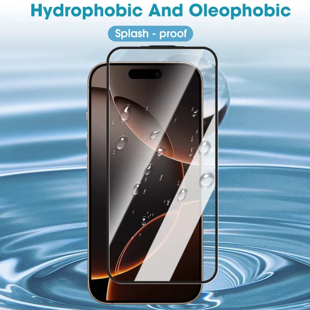 NNBILI For iPhone 17 ProMax/17 Pro/17 Air Easy To Install Tempered Glass Screen Protectors HD Clear Films for iPhone 17 17Air