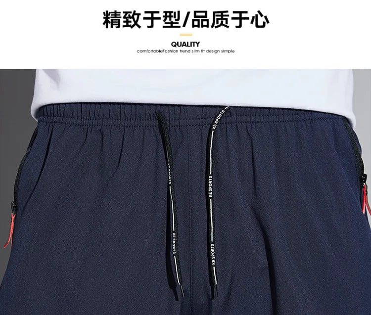 Men's Casual Business Stretch Slim Fit Elastic Waist Jogger Pants Korean Classic Blue Black Gray Male Brand Trousers