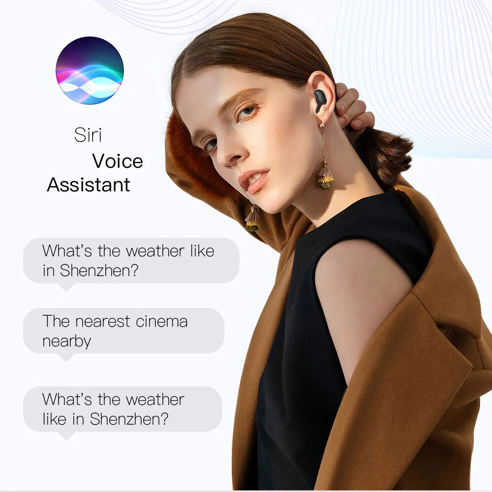 E6s Tws Bluetooth-compatible Earphones Wireless Hands-Free Noise Cancelling Headset