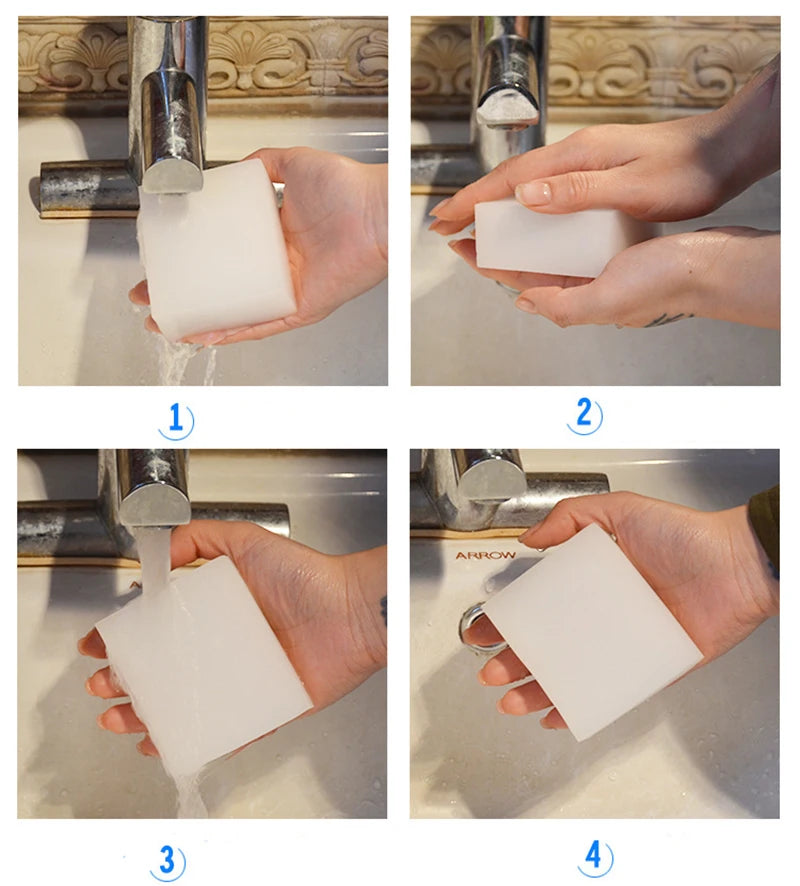 10/20/50/100Pcs Melamine Sponge Magic Sponge Eraser Cleaner Cleaning Sponges for Kitchen Bathroom Cleaning Tools 2030