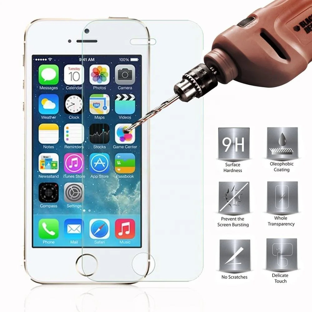 3Pcs Screen Protector For iPhone 7 8 6 6S Plus SE 2020 2022 Tempered Glass