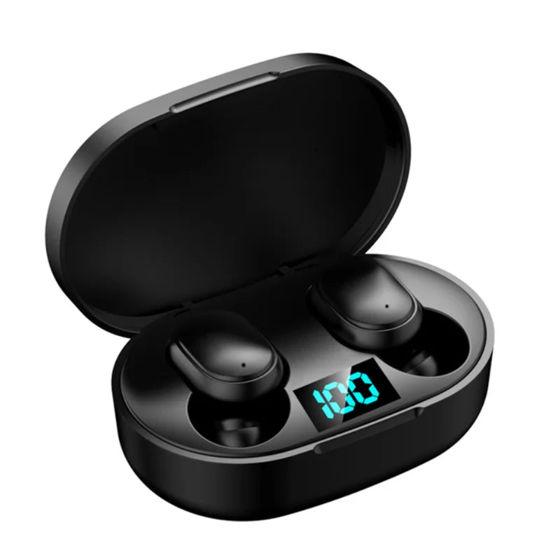 E6s Tws Bluetooth-compatible Earphones Wireless Hands-Free Noise Cancelling Headset