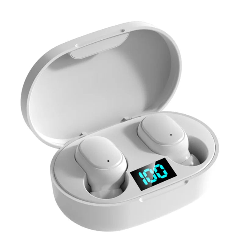 E6s Tws Bluetooth-compatible Earphones Wireless Hands-Free Noise Cancelling Headset