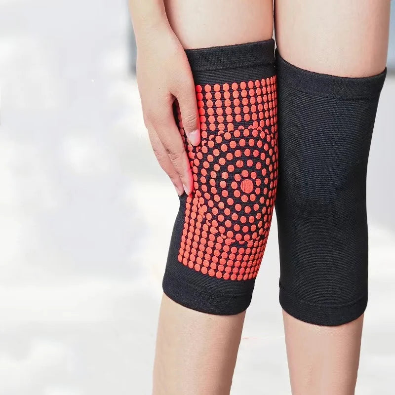 Premium Mugwort Extended Knee Brace, Latex Construction, Self-Heating Warmth, Relieves Knee Pain & Protects Ligaments