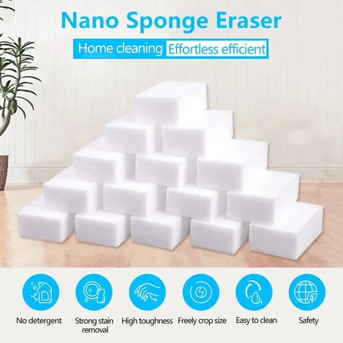 10/20/50/100Pcs Melamine Sponge Magic Sponge Eraser Eraser Cleaner Cleaning Sponges for Kitchen Bathroom Cleaning Tools 2030