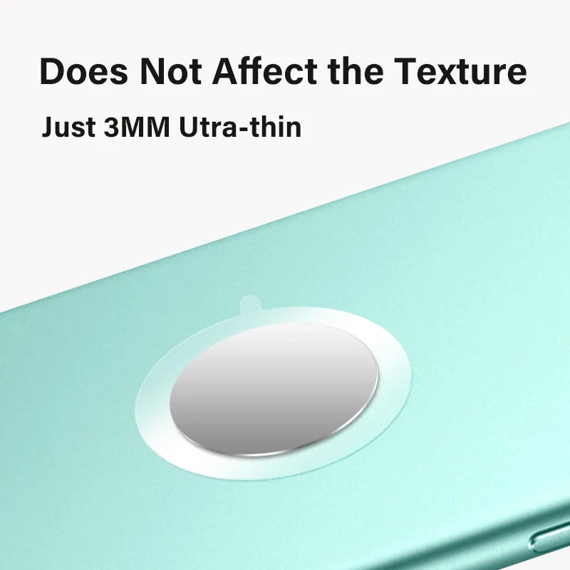 Universal Mobile Phone Metal Plates for Magsafe Cell Phone Holder Iron Sheet in Car Disc Mount Phone Sticker for Magnetic Stand