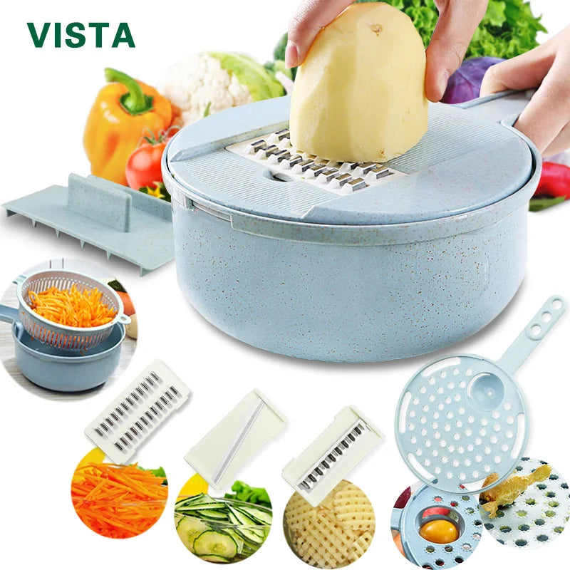 Vegetable Chopper Multifunctional Grater Cutter Kitchen Accessories Manual Fruit Slicer Potato Shredders Cheese Onion Slicers