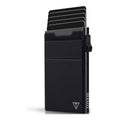 Slim RFID Blocking Wallets, Pop Up Minimalist Card Holder for Men & Women, Metal Thin Front Pocket Wallet Credit Card Holder with Elastic Coin Pocket